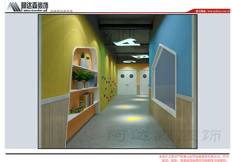 濟(jì)南幼兒園設(shè)計中彩繪有什么作用？